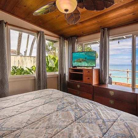 Hawaii Oceanfront Beach House Paradise On The Beach Family Activities Haleiwa Extérieur photo